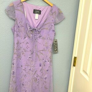 Jr. size 11 purple floral dress